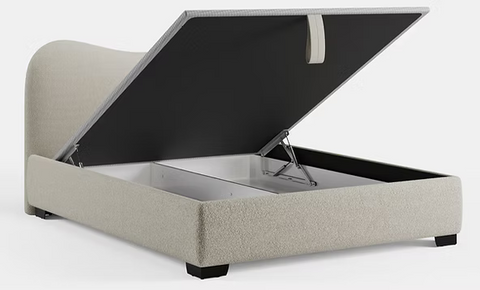 מיטה זוגית עם ארגז מצעים – איזה מנגנון פתיחה באמת משתלם?