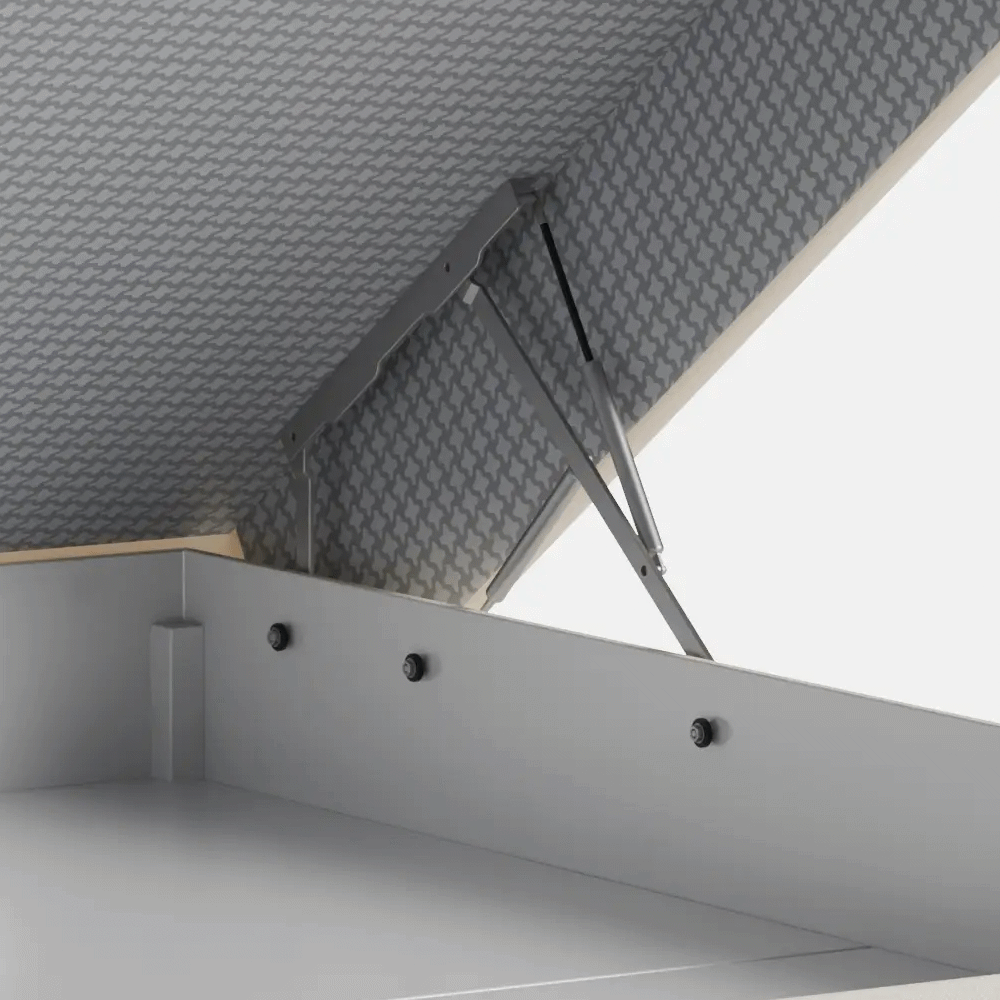 מיטה זוגית עם ארגז מצעים