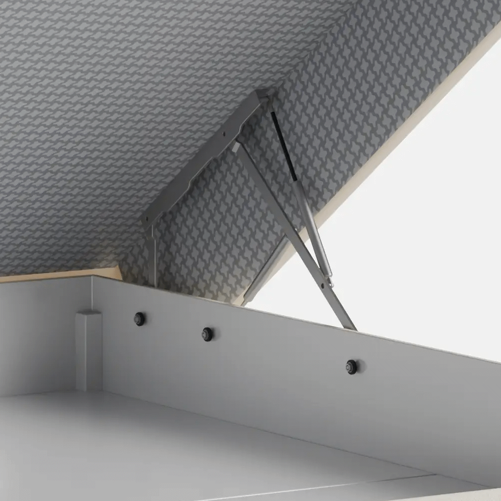 מיטה זוגית עם ארגז מצעים