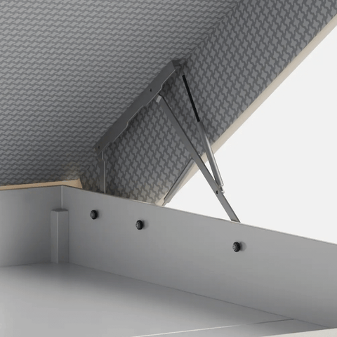 מיטה זוגית עם ארגז מצעים