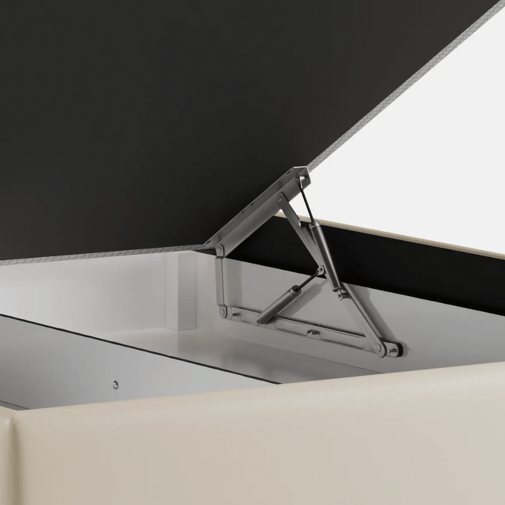 מיטה זוגית Eirik PLUS עם ארגז מצעים הידראולי דמוי עור