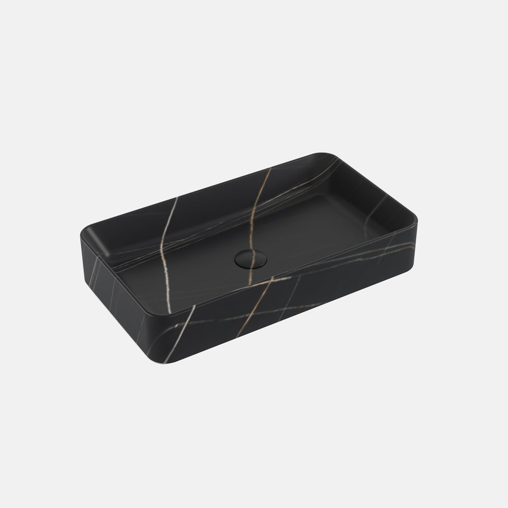 Alva | כיור חרס מונח בגימור קלקטה