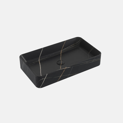 Alva | כיור חרס מונח בגימור קלקטה