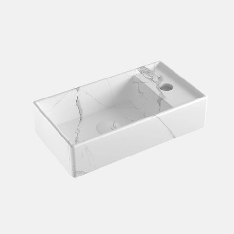 Lys | כיור חרס מונח בגימור קלקטה