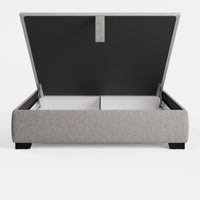 מיטה זוגית עם ארגז מצעים Odin PLUS בעיצוב נקי וקווי מתאר מדויקים