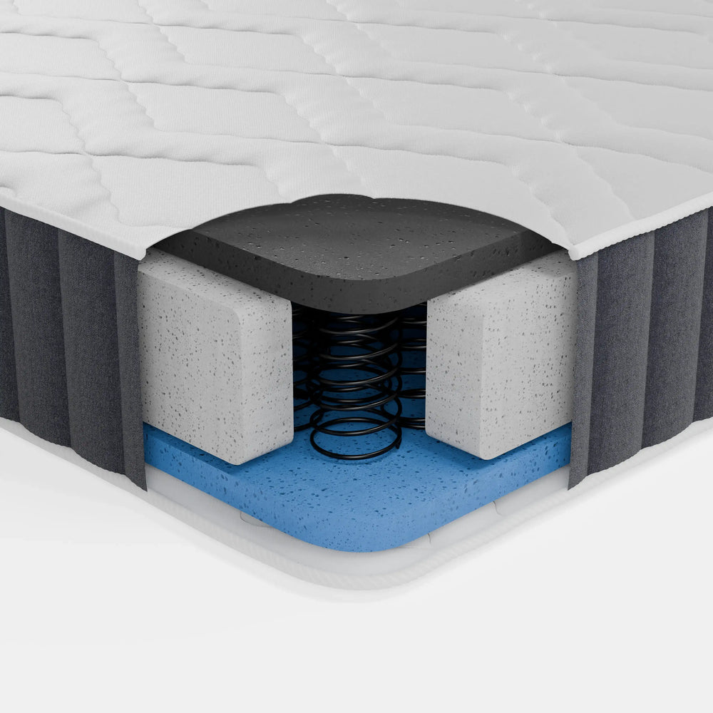 מזרן זוגי EQUA עם קפיצי בונל בדרגת קשיחות בינונית־רכה