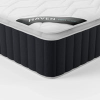 HAVEN | מזרן זוגי היברידי עם קפיצי פוקט ושכבת פילו טופ וייסקו אורטופדית