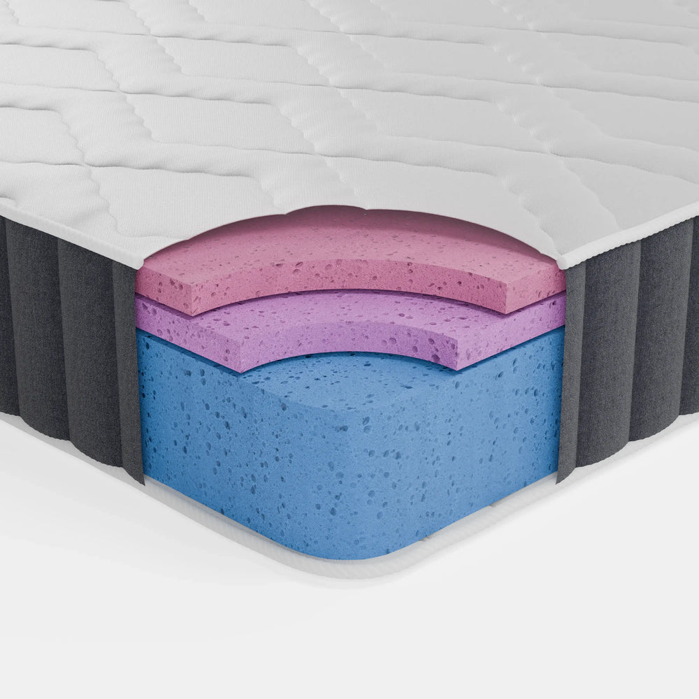 מזרן זוגי NATURE ללא קפיצים בדרגת קשיחות בינונית