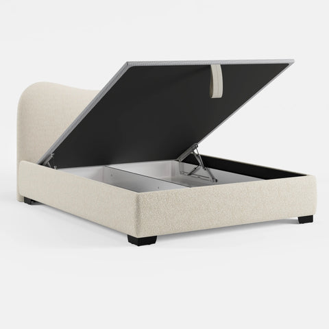 Astrid | מיטה זוגית בעיצוב רך ואלגנטיות נורדית