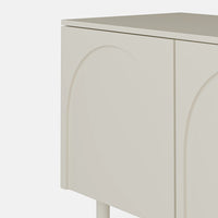 מזנון לסלון עם קשתות שקועות בצביעה מונוכרומטית – דגם Arch