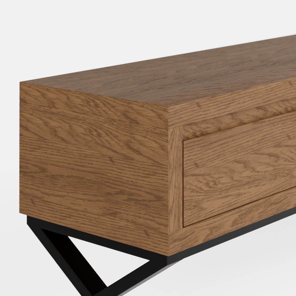 מזנון לסלון מודרני עם רגלי X מדגם Kavix