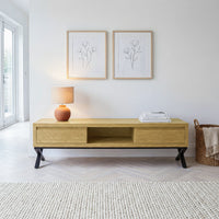 מזנון לסלון מודרני עם רגלי X מדגם Kavix