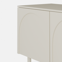 מזנון לסלון עם קשתות שקועות בצביעה מונוכרומטית – דגם Arch