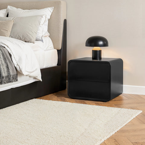 שידת לילה Nubo בעיצוב אולטרה-מודרני עם פינות מעוגלות