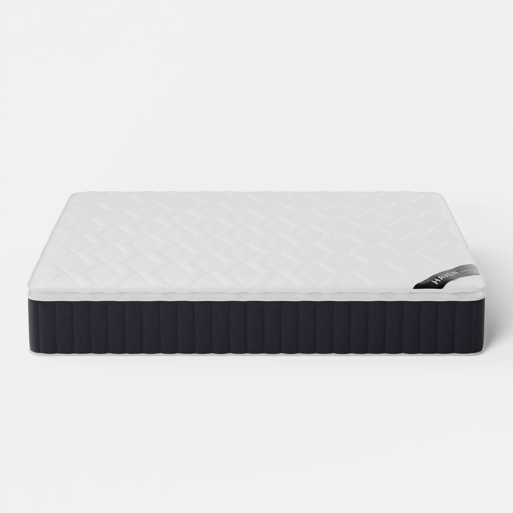 HAVEN | מזרן זוגי היברידי עם קפיצי פוקט ושכבת פילו טופ וייסקו אורטופדית