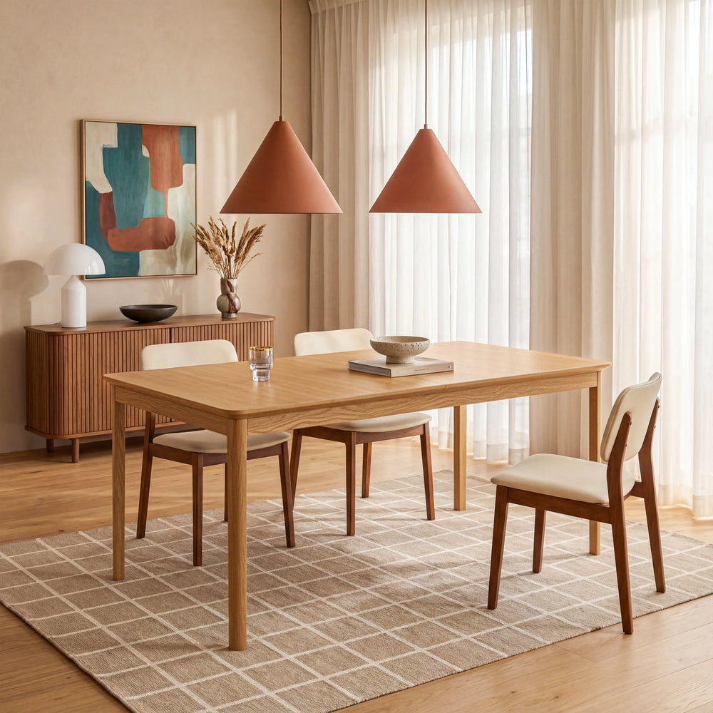 Korin | שולחן אוכל נפתח בעיצוב נורדי ישראלי נקי