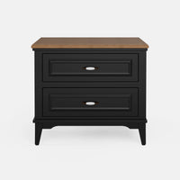 שידת לילה Alure בעיצוב קלאסי-מעודכן עם שתי מגירות