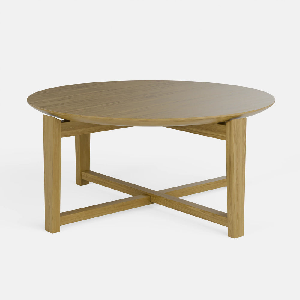 Rowen | שולחן סלון עגול בעיצוב סקנדינבי חמים