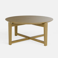 Rowen | שולחן סלון עגול בעיצוב סקנדינבי חמים