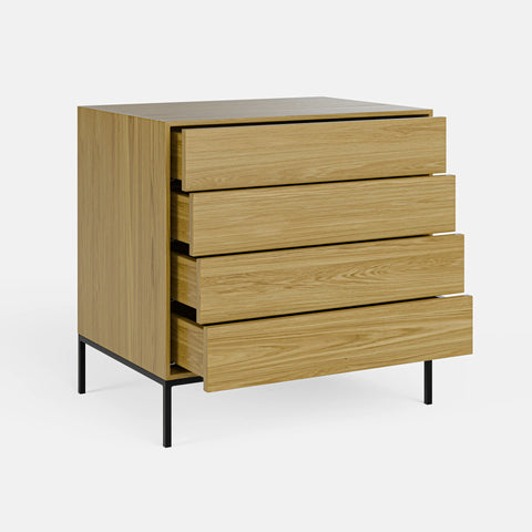 Venn Drawer | קומודה 4 מגירות מודרנית בעיצוב אורבני נקי