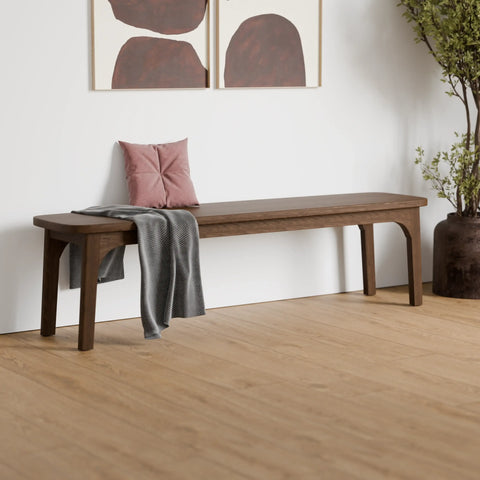 ספסל עץ לבית בעיצוב נקי - Siv