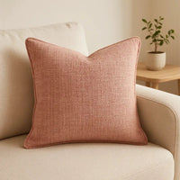 כריות נוי Runa בגוון ורוד עתיק מראה סקנדינבי חמים