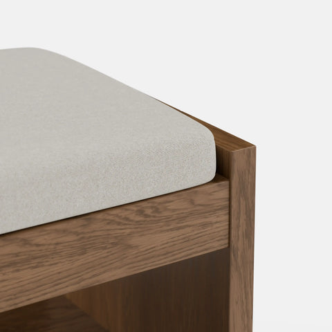 ספסל לכניסה לבית עם מדף פתוח - Eldar