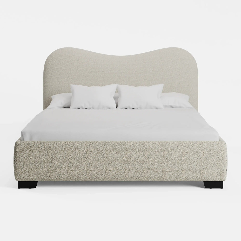 Astrid | מיטה זוגית בעיצוב רך ואלגנטיות נורדית