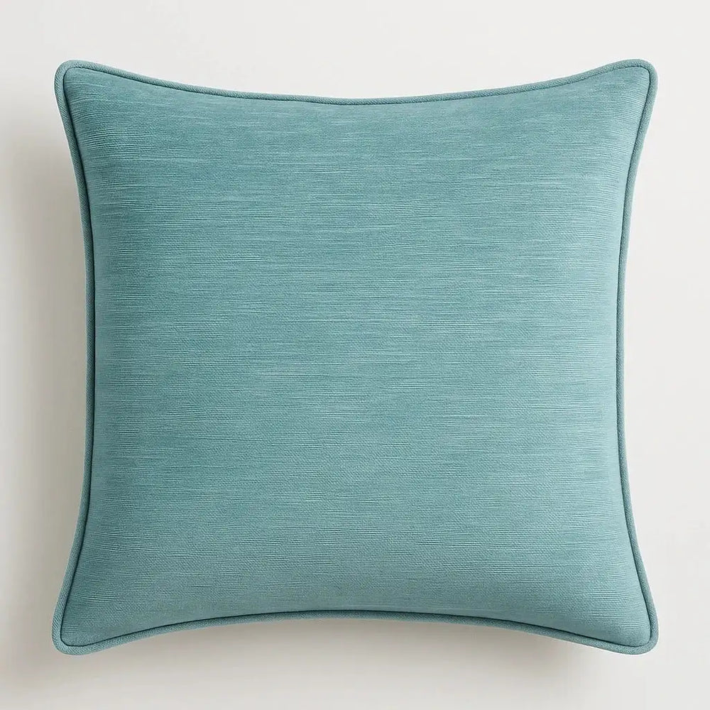 כריות נוי טורקיז קטיפה במראה מודרני