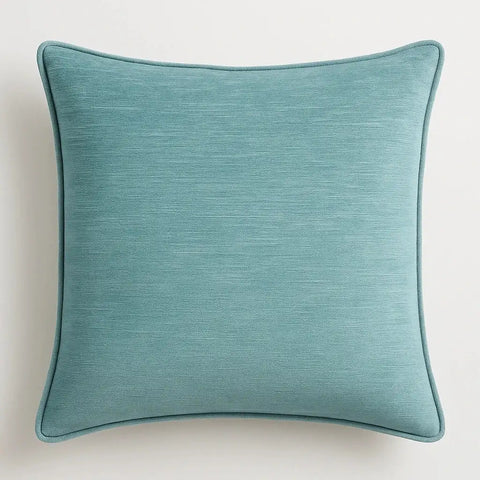 כריות נוי טורקיז קטיפה במראה מודרני