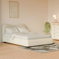 Astrid | מיטה זוגית בעיצוב רך ואלגנטיות נורדית