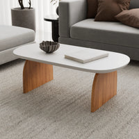 Birch | שולחן סלון אובלי בעיצוב סקנדינבי