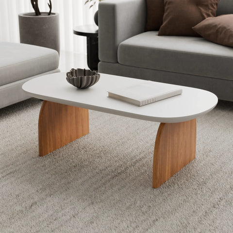 Birch | שולחן סלון אובלי בעיצוב סקנדינבי