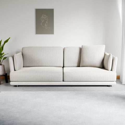 Lyse – ספה מודרנית מינימליסטית עם כריות צד ונוחות עוטפת