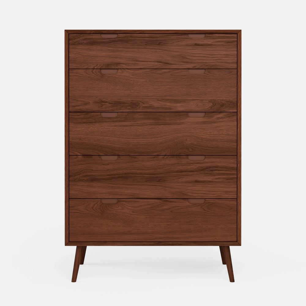 שידת מגירות גבוהה Varden בגוון אלון או אגוז