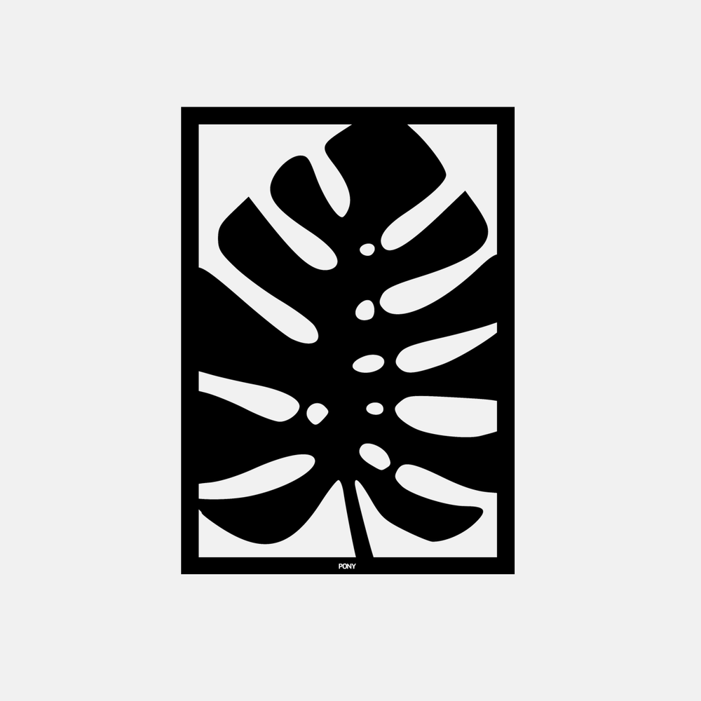 תמונת מתכת Lov אפקט עומק בעיצוב טבעי ומודרני