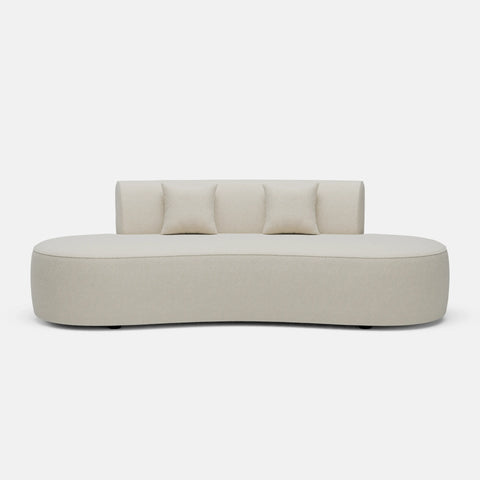 ספה מודרנית מעוצבת עם ריפוד בוקלה – דגם Kivo