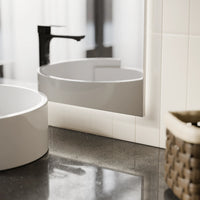 מראה לאמבטיה קשתית עם תאורת לד חכמה וכפתור טאץ’ – Boge