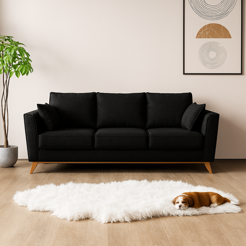 Skye – ספה סקנדינבית עם רגלי עץ בעיצוב מודרני