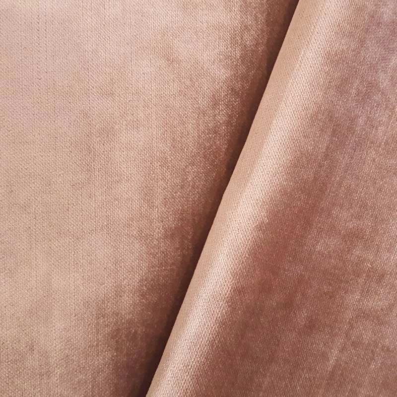 זוג כריות נוי מבד קטיפה מבריק בגוון ורוד עתיק