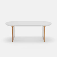 Birch | שולחן סלון אובלי בעיצוב סקנדינבי