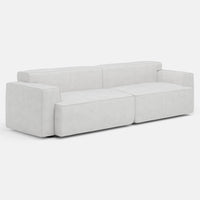 Snohvit – ספה מודרנית מינימליסטית עם מושב עמוק ונוחות מקסימלית