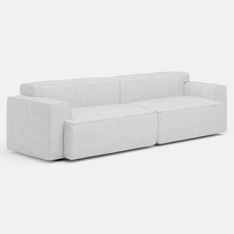 Snohvit – ספה מודרנית מינימליסטית עם מושב עמוק ונוחות מקסימלית