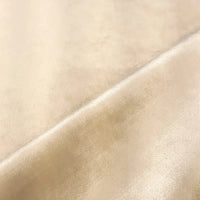 זוג כריות נוי מבד קטיפה מבריק בגוון שמפניה בהיר