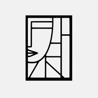 תמונת מתכת גיאומטרית Lykke אפקט עומק מעוצב