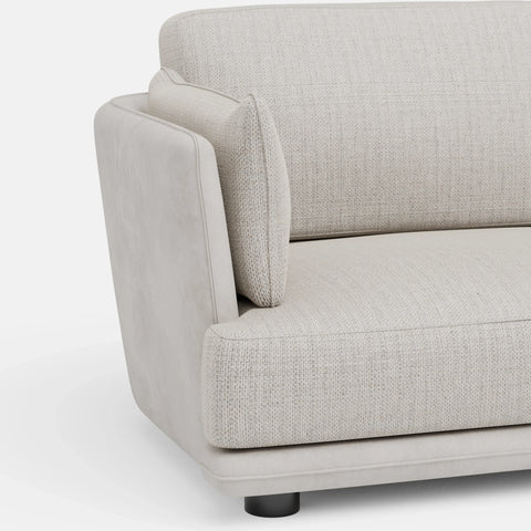 Lyse – ספה מודרנית מינימליסטית עם כריות צד ונוחות עוטפת