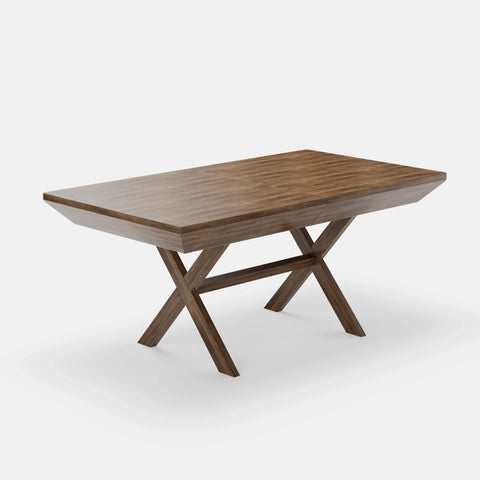 Viggo – שולחן אוכל נפתח עד 240 ס״מ עם רגלי עץ אגוז בעיצוב סקנדינבי