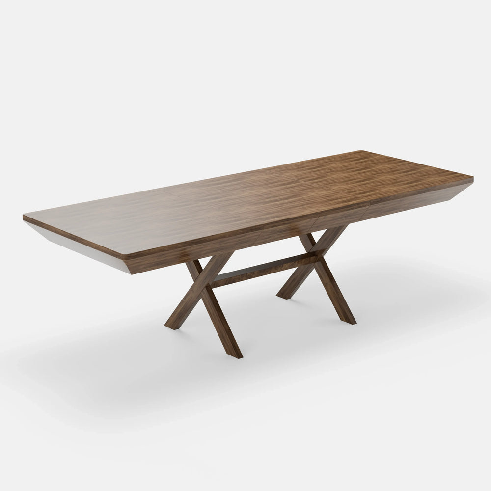 Viggo – שולחן אוכל נפתח עד 240 ס״מ עם רגלי עץ אגוז בעיצוב סקנדינבי