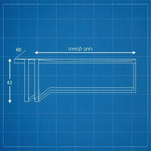 שולחן סלון מעץ מלא Workx עם פלטת אלון טבעי ובסיס ברזל שחור בעיצוב תעשייתי