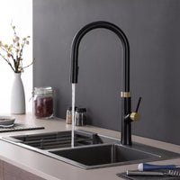 ברז מטבח נשלף Strom עם שני מצבי זרימה בעיצוב מודרני